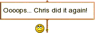 Chris did it again! :chrisdidit: